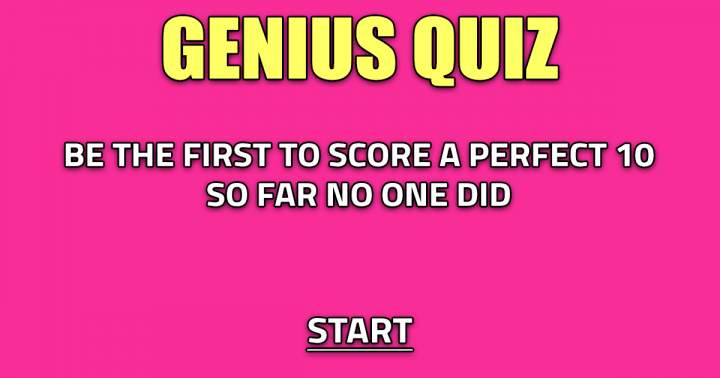 Genius Quiz