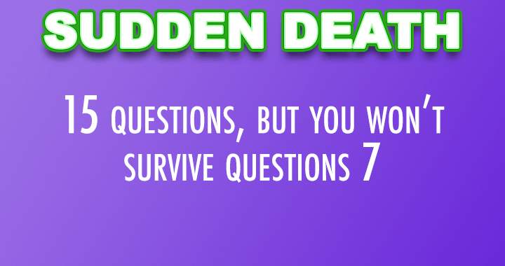 Banner for Sudden Death Quiz