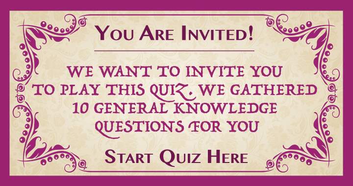 Banner for General Knowledge Quiz