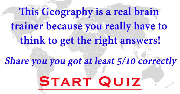 Banner for Geography Quiz