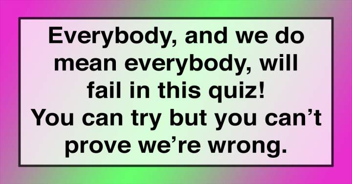 Unbeatable Trivia Quiz