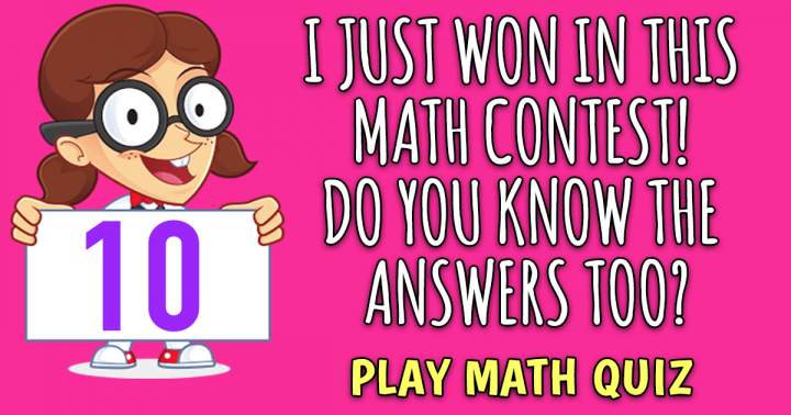 Math contest.