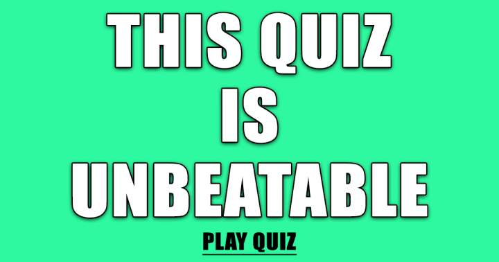 Unbeatable Knowledge Quiz