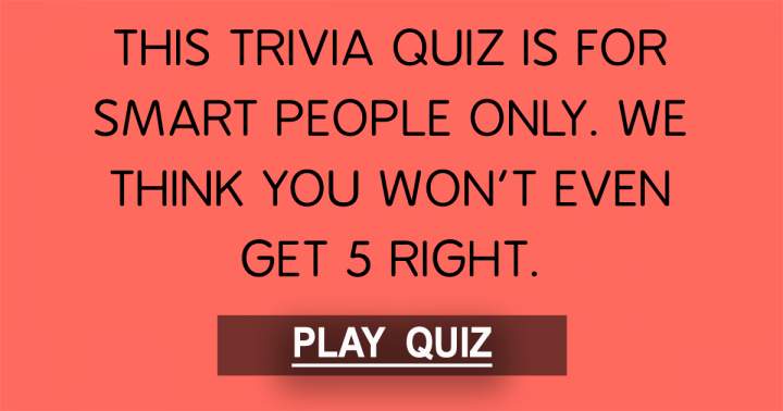 Quiz for Intelligent Individuals.