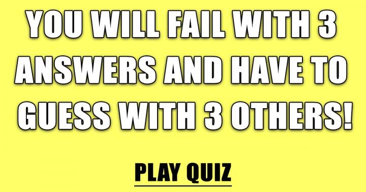 Quiz that tests your knowledge.