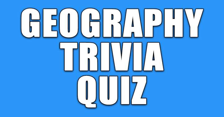 Banner for 'Quiz on Geography Trivia.'