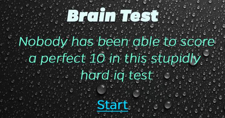 Brain test