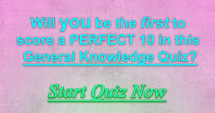 Will you be the initial one?