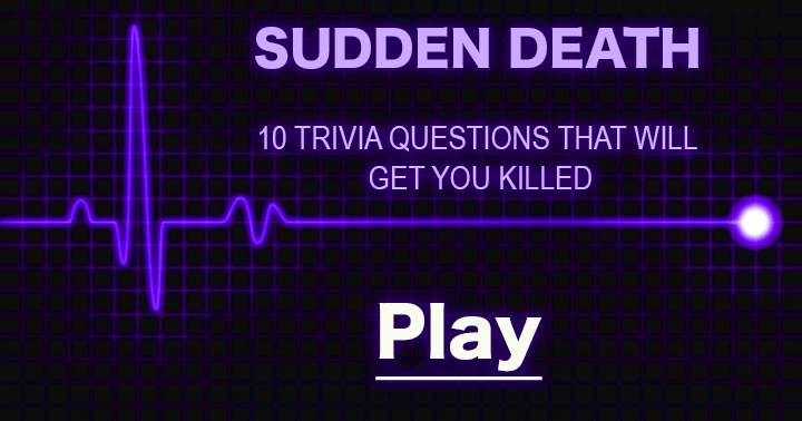 Banner for 'Deadly trivia challenge'