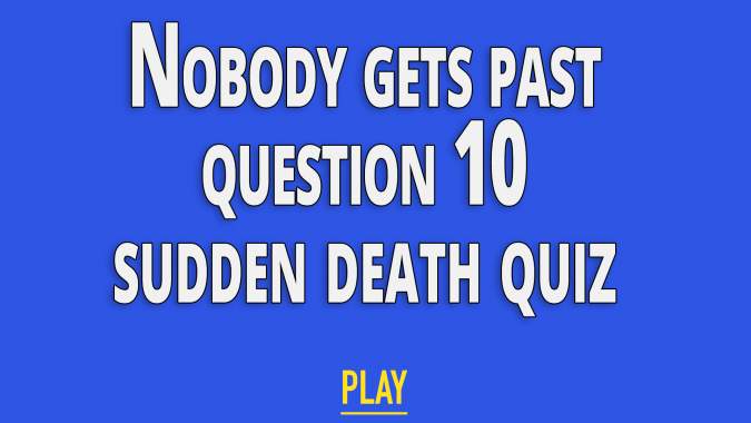 'Surprise Quiz of Mortality'