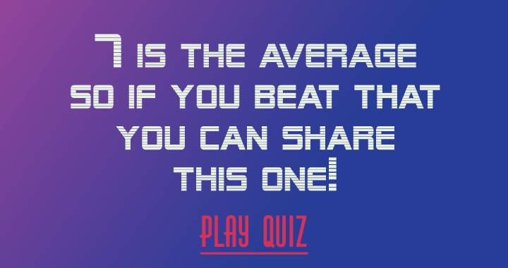 Are you above the average?