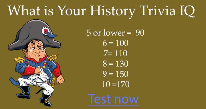 Banner for Discover your trivia intelligence quotient.