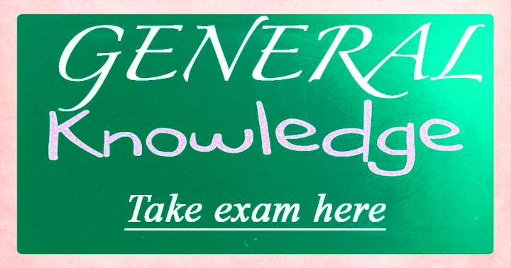 Banner for General knowledge examination.