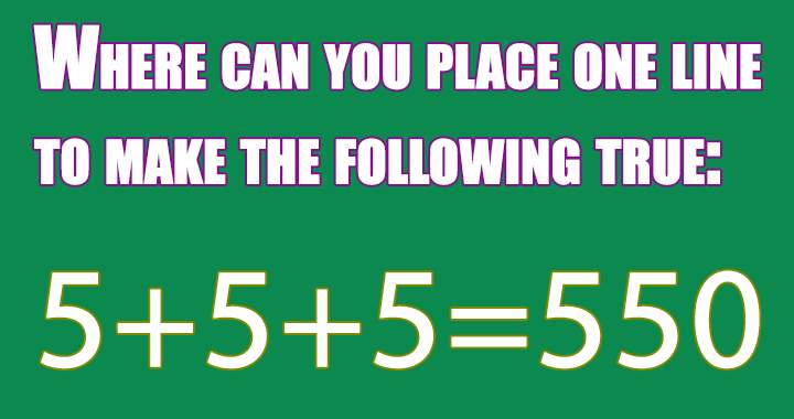 Let us know below in the comments if you see the answer!