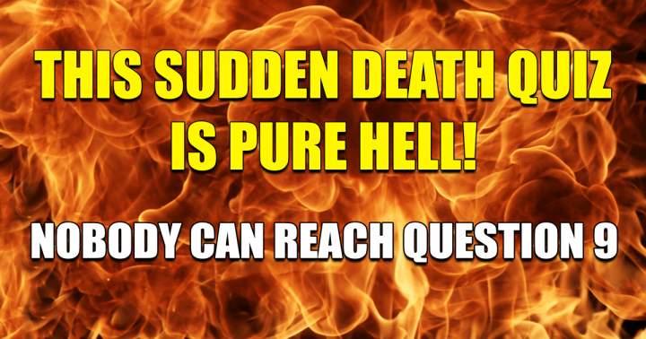 Quiz of Sudden Death