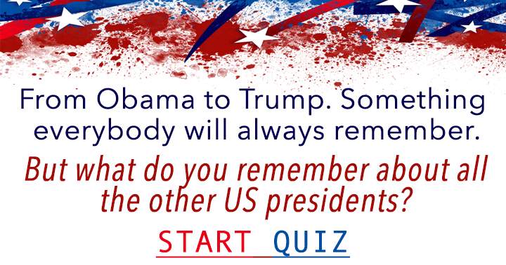 Banner for Quiz about Presidents