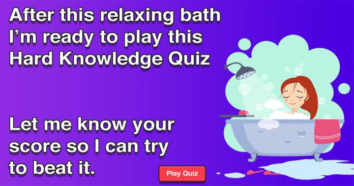 Challenging Knowledge Quiz