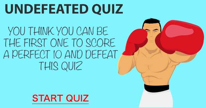 Undefeated Quiz