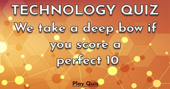 Interesting Technology Quiz