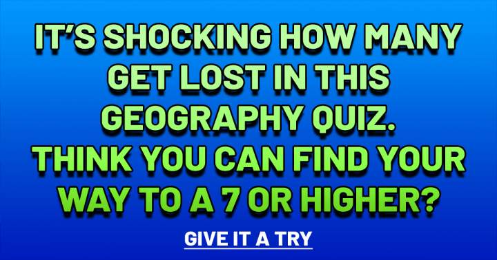 Geography Quiz