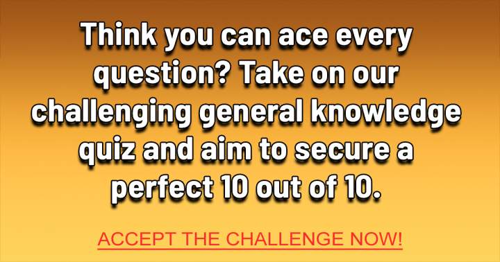 Challenging Knowledge Quiz