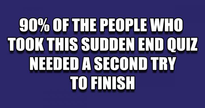 Are you part of the 10% that succeeds on the first attempt?