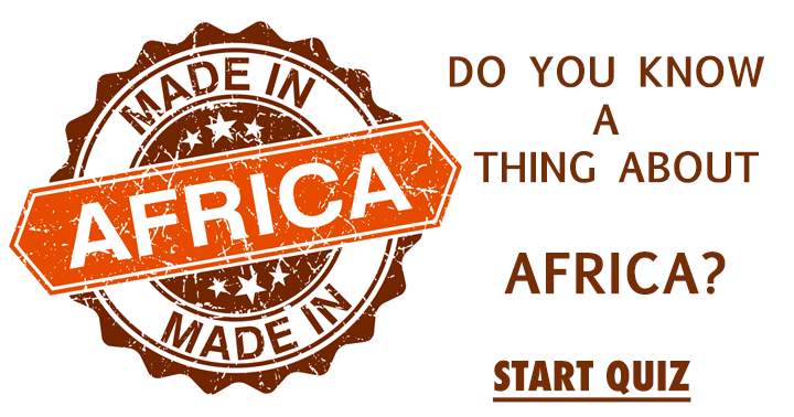 Banner for A Quiz About Africa!