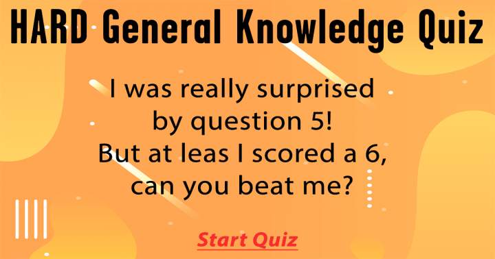 HARD General Knowledge Quiz