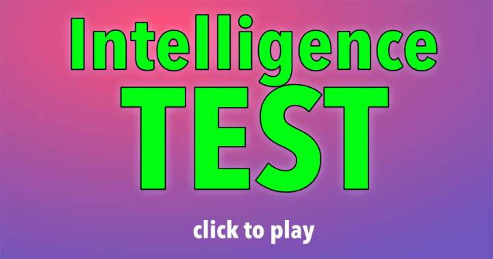 Intelligence Test