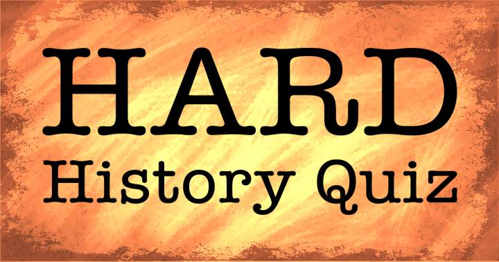 HARD History Quiz