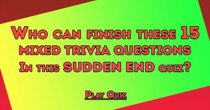 Tell us if you DID finish this one