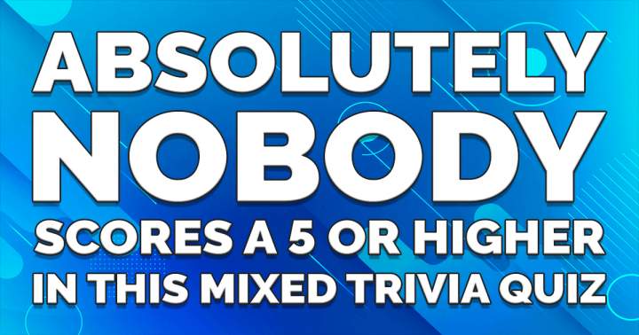 Mixed Trivia Quiz