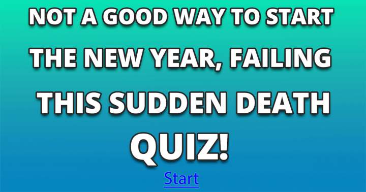 Sudden Death Quiz 