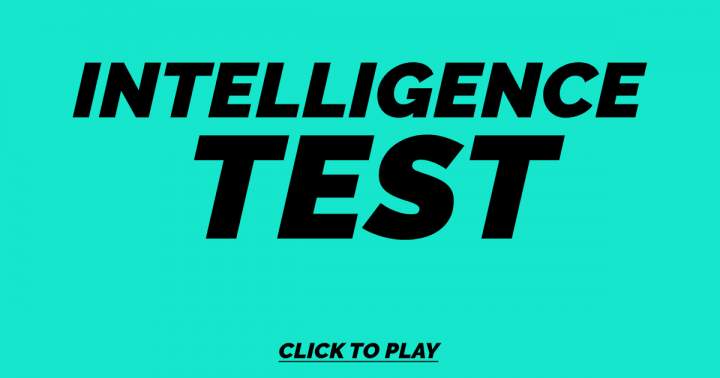 Intelligence Quiz