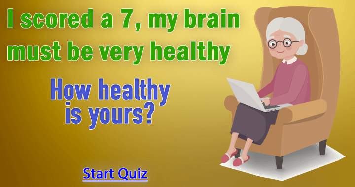 Find out how healthy your brain is!