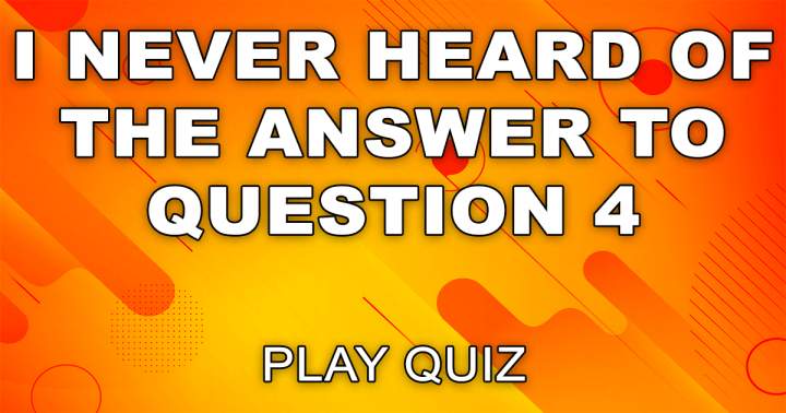 Play This Knowledge Quiz