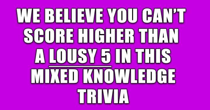 Banner for Mixed Knowledge Trivia