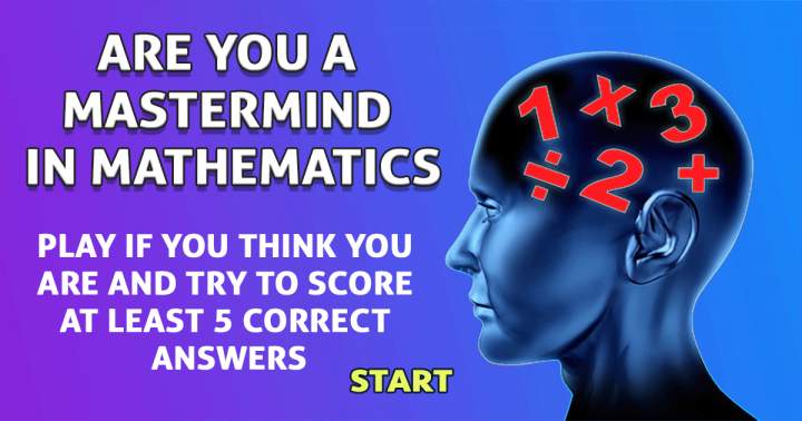 Challenging Mathematics Quiz